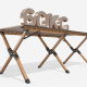 Cтіл розкладний для кемпінгу + чохол 117х60 WCG Woody L, Розмір стільниці: 117×60 см, Вага 7 кг, Алюмінієвий сплав