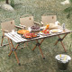 Cтіл розкладний для кемпінгу + чохол 117х60 WCG Woody L, Розмір стільниці: 117×60 см, Вага 7 кг, Алюмінієвий сплав