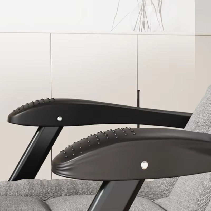 Розкладне крісло шезлонг садовий із подушкою WCG FCB-S08