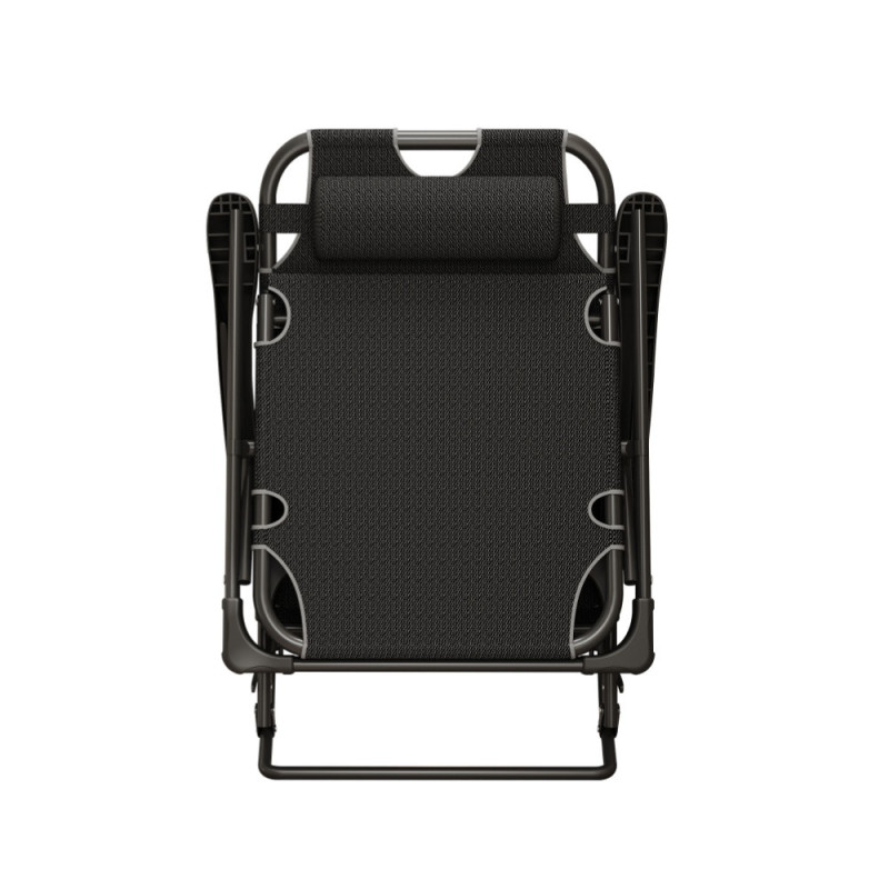 Раскладное кресло шезлонг садовый + матрас FCB-S07PM