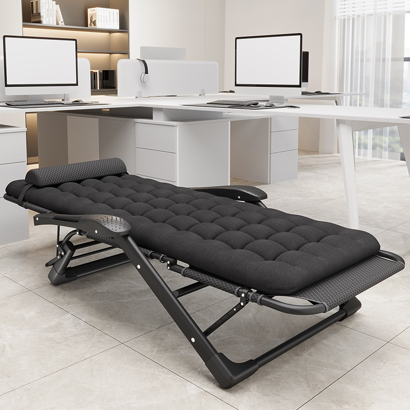 Раскладное кресло шезлонг садовый с подушкой WCG FCB-S06PP