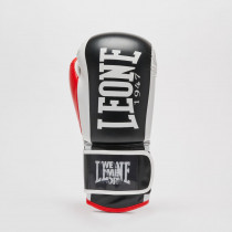 Боксерські рукавиці Leone GN333 LOGO WACS Black 12 унцій (капу в комплекті)