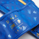 Боксерські рукавиці Leone GN220 DNA Blue 16 унцій (бинти 4 м. в комплекті)