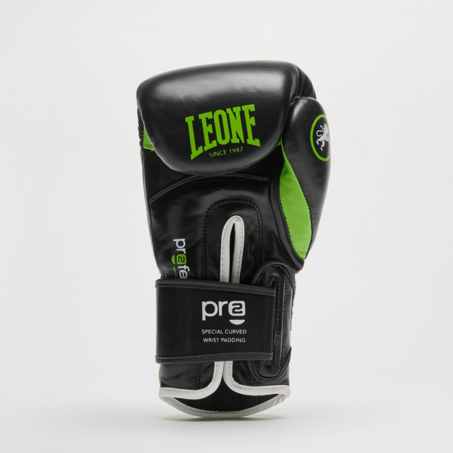 Боксерські рукавиці Leone GN115 PROFESSIONAL 2 Black 10 унцій (бинти 4 м. в комплекті)
