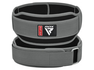 Пояс для важкої атлетики RDX RX5 Double Belt неопреновий Grey M