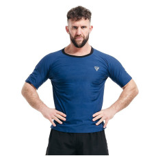 Чоловіча футболка RDX M1 з ефектом сауни Navy Blue L