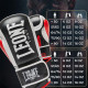 Боксерські рукавиці Leone GN333 LOGO WACS Black 12 унцій 