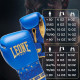 Боксерські рукавиці Leone GN220 DNA Blue 16 унцій (бинти 4 м. в комплекті)