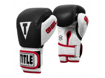Боксерські рукавиці TITLE Boxing Gel World Black M 12oz