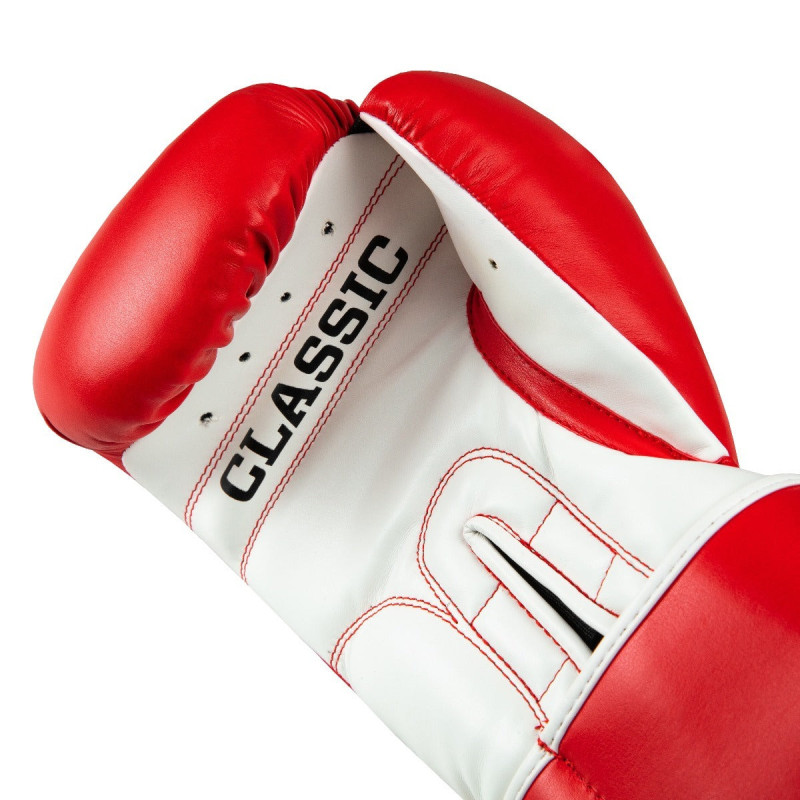 Боксерські рукавиці TITLE Classic Pro Style 3.0 Red/White 14 oz 