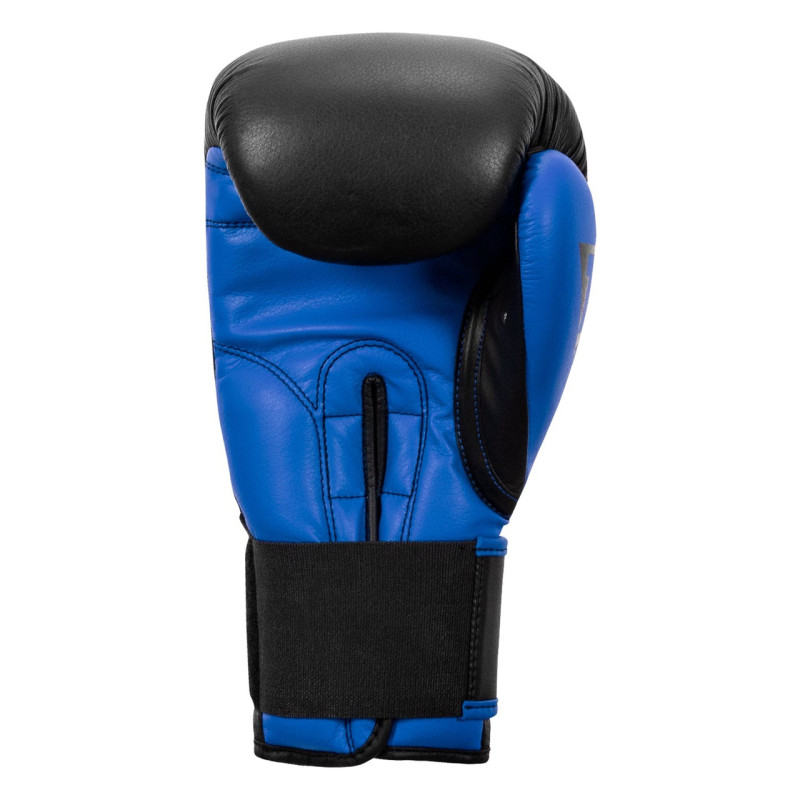 Боксерські рукавиці TITLE Boxing Dynamic Strike Black/Blue 14 oz