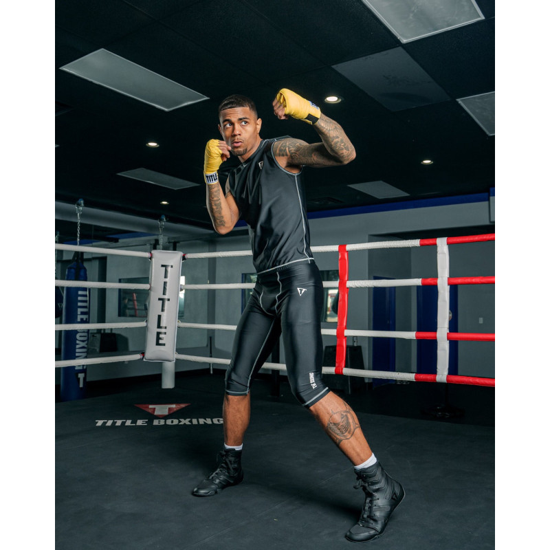 Бинти для боксу TITLE Boxing Mexican Style 180" Gold (4.5м.)