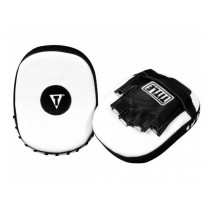 Лапи боксерські TITLE Boxing Cobra Leather Punch Mitts Black/White