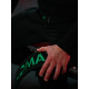 Пояс для важкої атлетики MadMax MFB-301 Suede Single Prong шкіряний Black/Green L