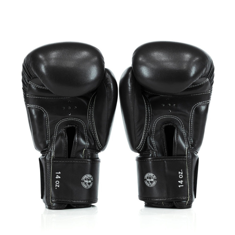 Боксерські рукавиці Fairtex BGV27 Black 12 унцій (бинти в комплекті)