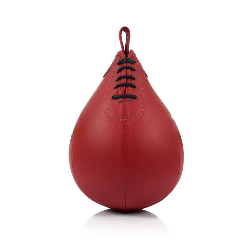 Пневмогруша боксерська Fairtex SB1 Red, Штучна шкіра, Висота 30 см, Червоний