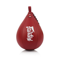 Пневмогруша боксерська Fairtex SB1 Red, Штучна шкіра, Висота 30 см, Червоний