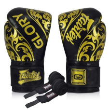 Боксерські рукавиці Fairtex BGVG2 Velcro Black 12 унцій