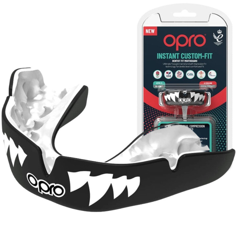 Капа OPRO Instant JAWS доросла (вік 11+) Black (art.102525002)