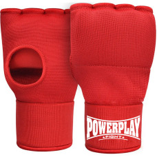 Бинти-рукавиці PowerPlay 3096 з гелевими подушечками, Розмір S, Бавовна, Spandex, Гелева набивка, Червоний