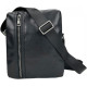 Мужская сумка кожаная Tiding Bag через плечо черная