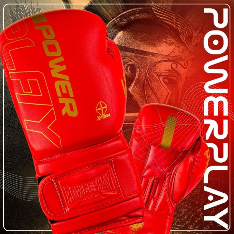 Боксерські рукавиці PowerPlay 3089 Alpha Червоні 12 унцій