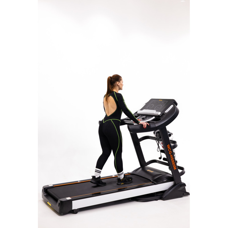 Беговая дорожка электрическая WCG HS885M + Гантели + Массажер Бесплатная доставка