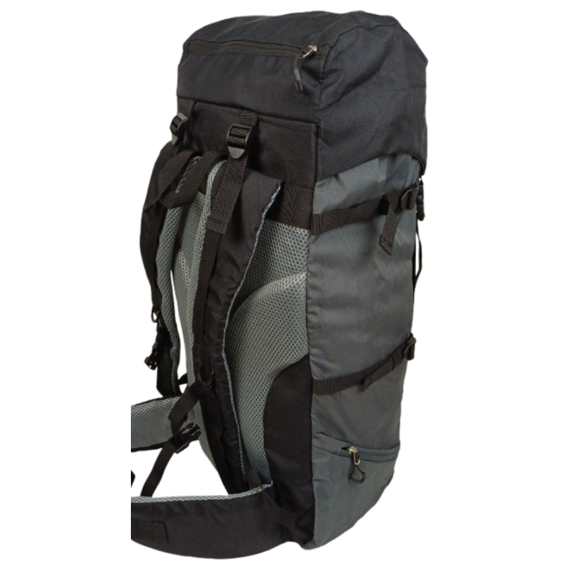 Легкий походный, туристический рюкзак с дождевиком 45L Adventuridge черный