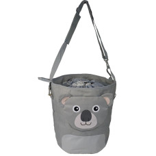 Вместительная детская сумка для игрушек 35L LS серая