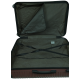 Велика пластикова валіза на колесах 115L GD Polo коричнева