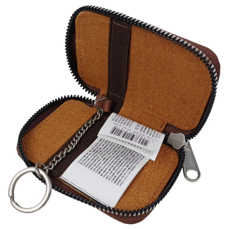 Ключница, чехол для ключей из натуральной кожи Luxury Key Case коричневый