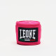 Бинти для боксу Leone AB705 Pink, Комплект: 2 шт. з футляром, Довжина 2.5 м, Бавовна, Рожевий