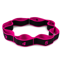 Еспандер з петлями для розтяжки PowerPlay PP_4311 Fitness Band Рожева (88*4см.)