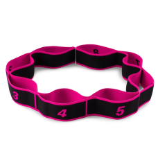 Еспандер з петлями для розтяжки PowerPlay PP_4311 Fitness Band Рожева (88*4см.)