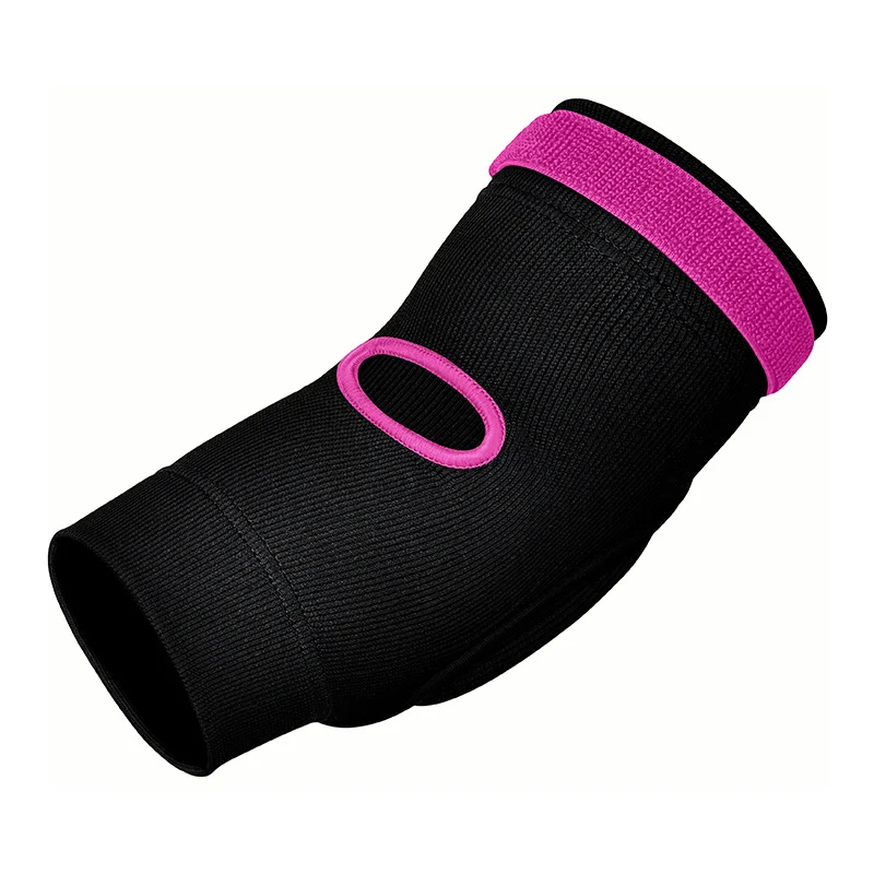 Налокітники спортивні RDX Hosiery Elbow Foam Black/Pink S