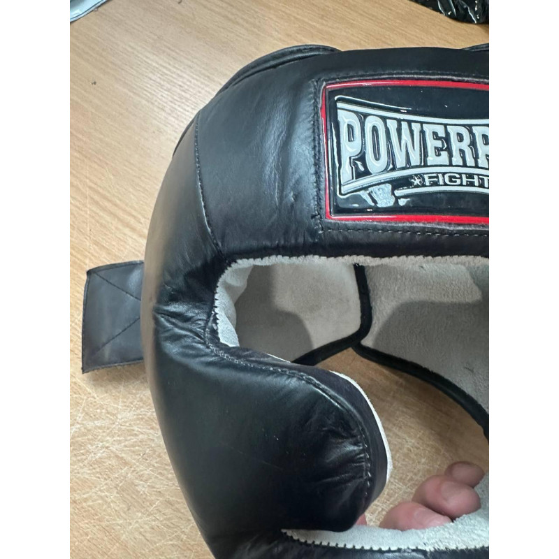 Боксерський шолом PowerPlay 3053 Чорний L/XL