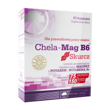 Витамины и минералы, Chela-Mag B6 Skurcz, OLIMP, 60 капсул