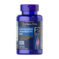 Для суставов и связок, Triple Strength Glucosamine & Chondroitin with MSM, Puritan's Pride, 60 таблеток