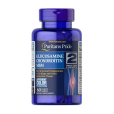 Для суставов и связок, Triple Strength Glucosamine & Chondroitin with MSM, Puritan's Pride, 60 таблеток