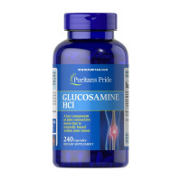 Для суставов и связок, Glucosamine HCL, Puritan's Pride, 240 капсул