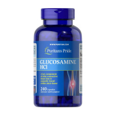 Для суставов и связок, Glucosamine HCL, Puritan's Pride, 240 капсул
