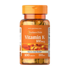Витамины, Vitamin K 100 mcg, Puritan's Pride, 100 таблеток