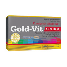 Витамины и минералы, Gold-Vit Senior, OLIMP, 30 таблеток