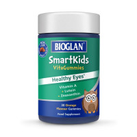 Добавка для здоровья, Smartkids Healthy Eyes, Bioglan, 30 жевательных конфет (Апельсин)