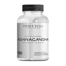 Ашваганда, Ashwagandha, Powerful Progress, 100 капсул