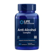 Добавка для здоровья, Anti-Alcohol Complex, Life Extension, 60 капсул