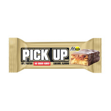 Протеиновый батончик, Pick Up Bar No Sugar Added, FitWin, 45 г (Карамель с миндалём)