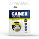 Гейнер, Gainer Multi-Phase, FitWin, 1,5 кг (Ванильное мороженое)