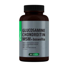 Для суставов и связок, Glucosamine Chondroitin MSM + Boswellia, Sporter, 120 таблеток