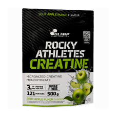 Креатин, Rocky Athletes Creatine, OLIMP, 500 г (Пунш из кислых яблок)